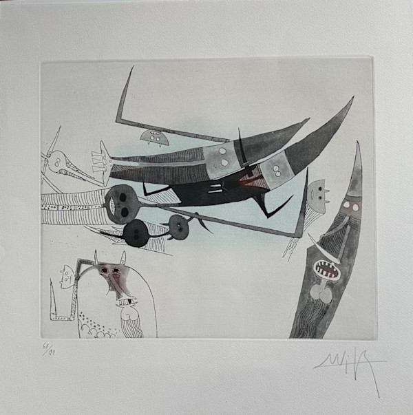 Untitled (7902 tonneau-Ryckelynck) by Wifredo Lam