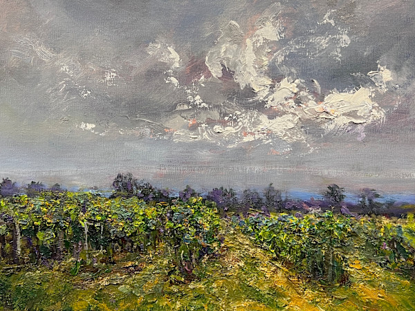 Clouds Over Vineyards by Betty Huang