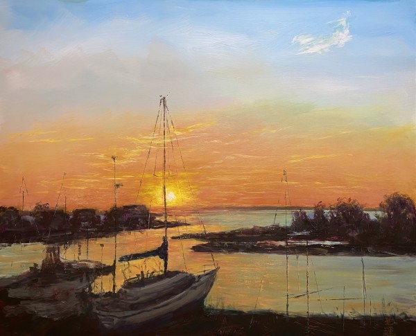 Sunset on the Narrows by Betty Huang