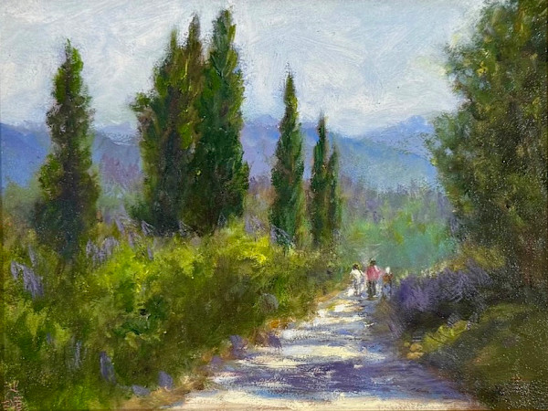 Sunlit Path in Umbria by Betty Huang, Image 4.