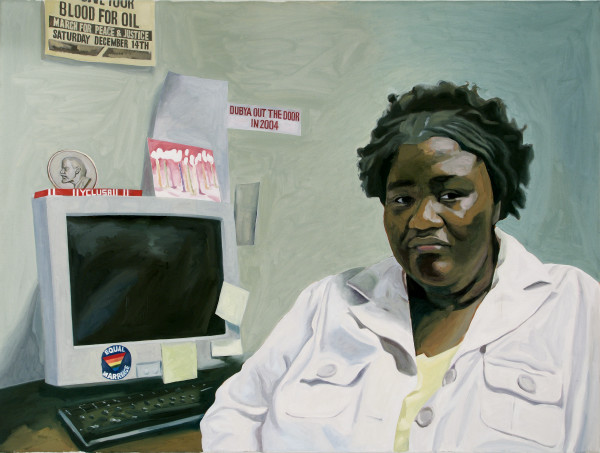Communist Party USA (portrait of Sheltreese McCoy), 2006 by Yevgeniy Fiks