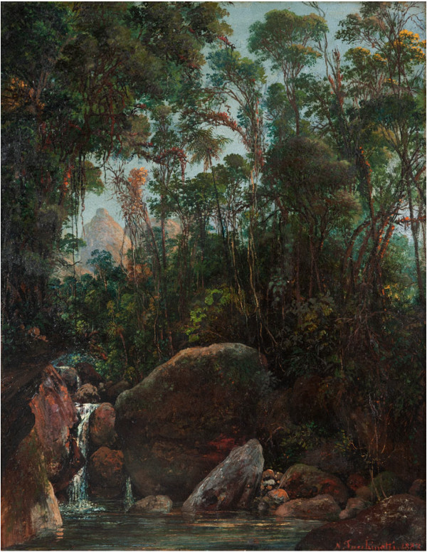 Sobre o rio Soberbo às faldas da Serra dos Oragos, 1882 by Nicolau Facchinetti