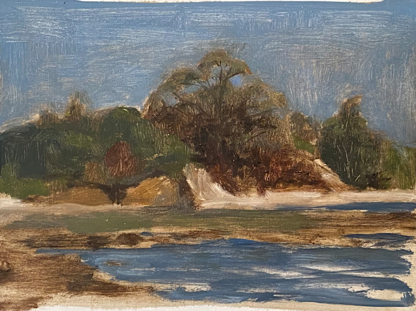 Aramar, nota de color con arena en la paleta. by Isabel Gil Sánchez