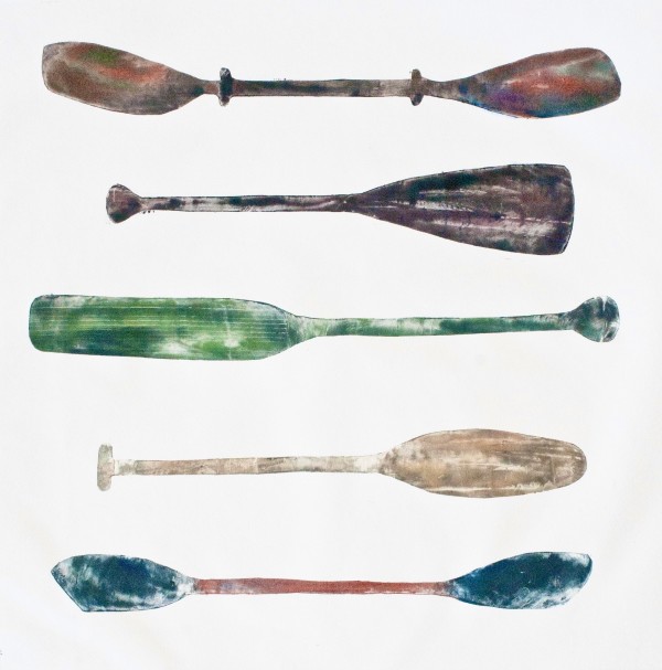 Paddles and Oars #5 by Sharon Whitham