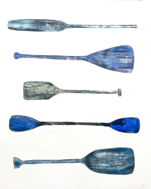 Paddles and Oars #6 by Sharon Whitham