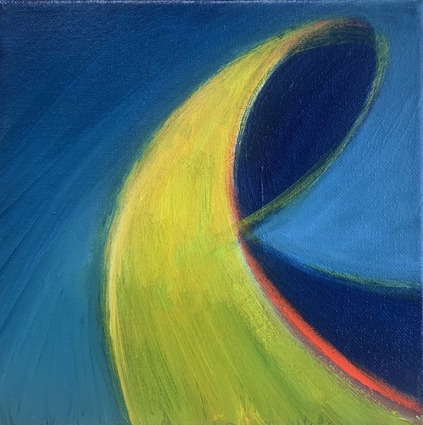 Bright Yellow Swirl by Judy Gittelsohn