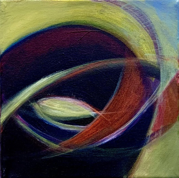Yellow Red Curl by Judy Gittelsohn