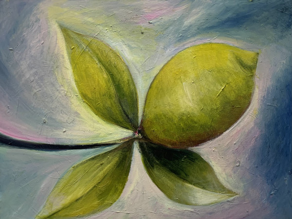 1004 Lemon Three Leaves by Judy Gittelsohn