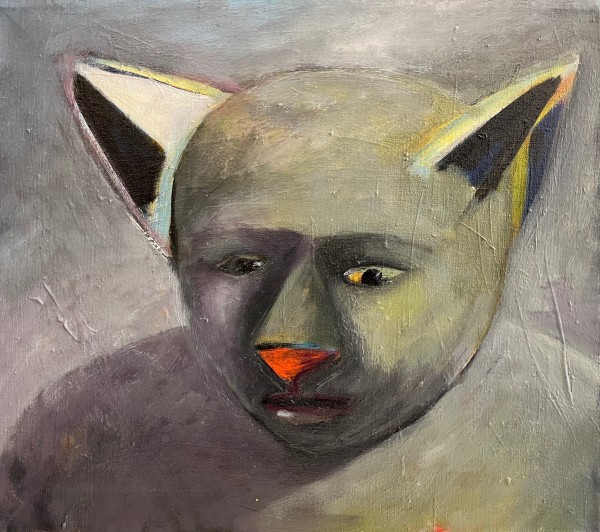 1441 Grey Cat by Judy Gittelsohn