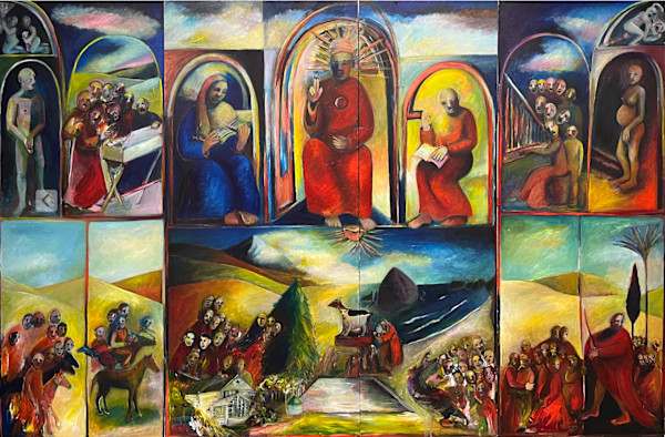 1800 Adoration of the Mystic Scape Goat by Judy Gittelsohn