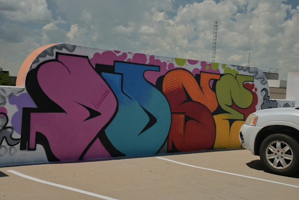 2023 Paintslingers Parking Garage Murals