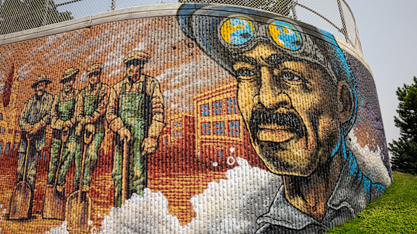 Cheyenne Rail History (W. Side of Viaduct) by Jordan Dean