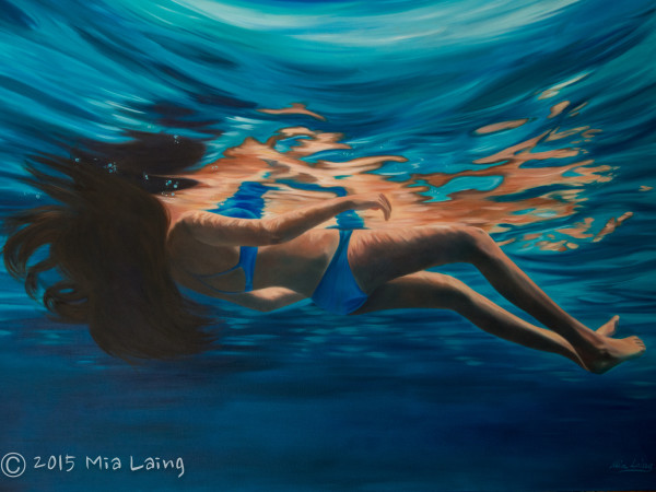 Rhapsody in Blue by Mia Laing 