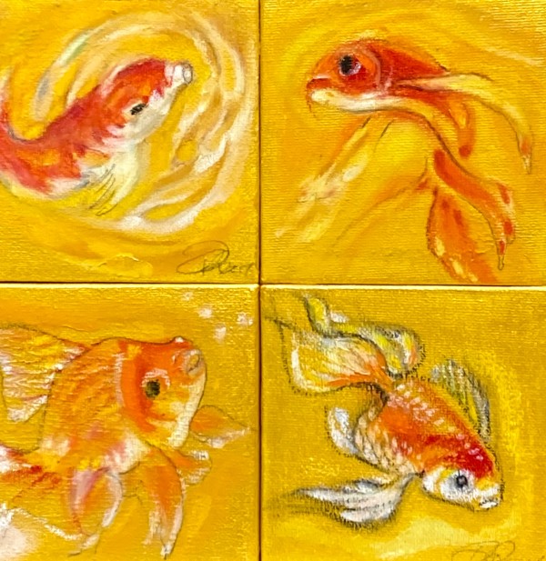 4x4 Mini Fish Series 4 pieces