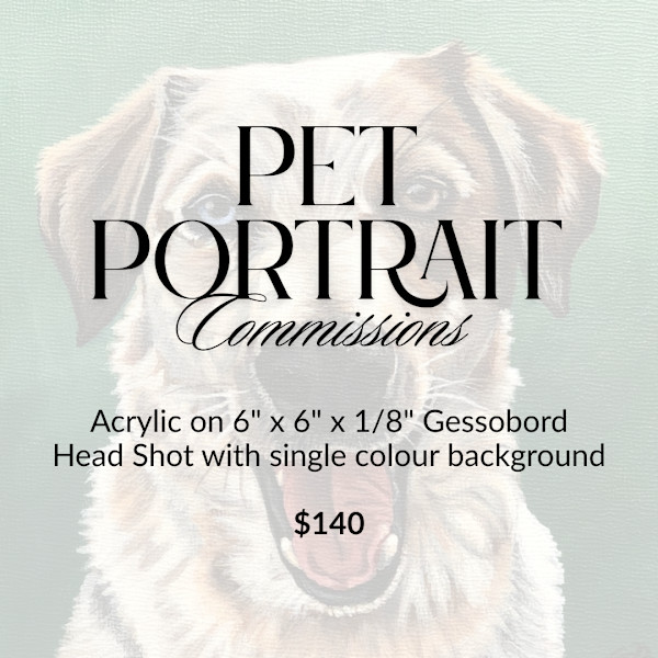 Commission a Pet Portrait by S.J. Dopheide