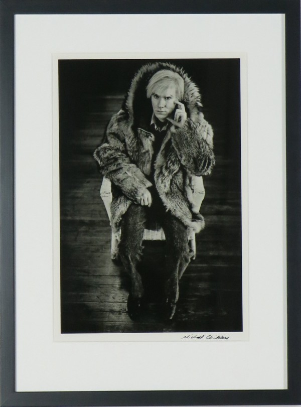 Warhol New York (Andy Warhol in fur coat New York) by Michael Childers