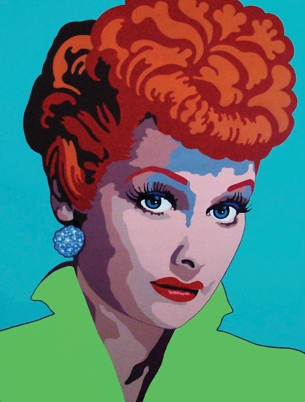 Lucille Ball by Martin Kreloff