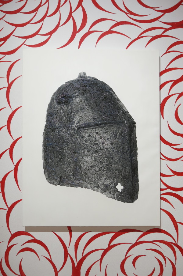 War Helmet 2 by Andrew Schoultz