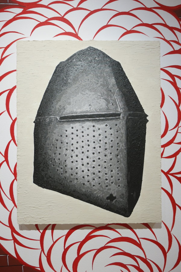 War Helmet 3 by Andrew Schoultz