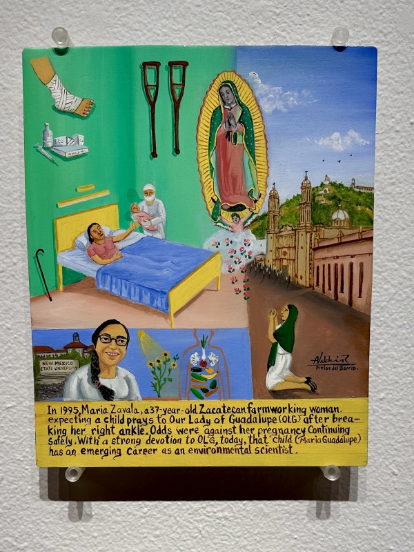 Ex-Voto to Our Lady of Guadalupe by Alfredo Vilchis