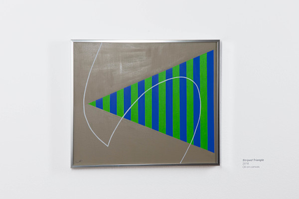 Striped Triangle by Yoko Kondo Konopik