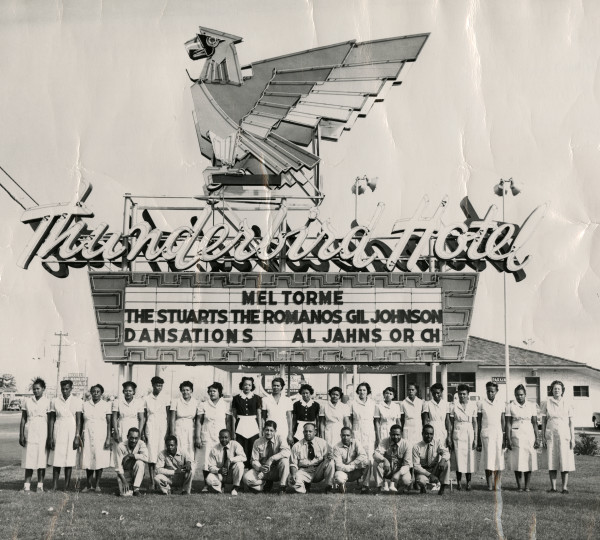 The Staff (mostly housekeeping) at the Thunderbird Hotel and Casino in Las Vegas, Nevada