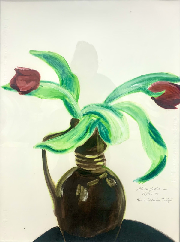 1621 Ivy Tulips by Shirley Gittelsohn