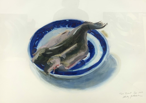 1604 Two Trout by Shirley Gittelsohn