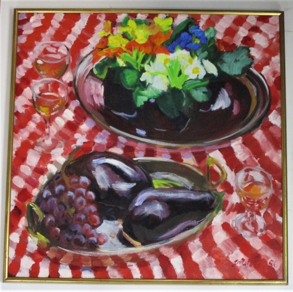 1127 Eggplant by Shirley Gittelsohn