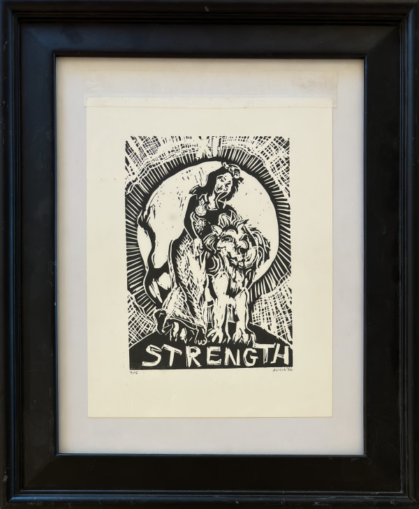 Strength (Major Arcana Taro Tarot Deck) by Alicia Farnsworth