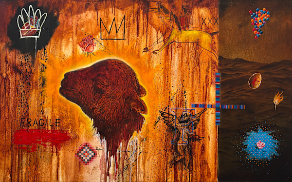 Fragile "The Ambitions of Lambs Feasting" by Richard Vargas
