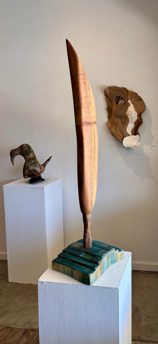 Feather in Space (Homage to Constantin Brancusi) by Marcus Maria Jung