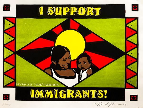 I Support Immigrants by Manuel Fernando Rios