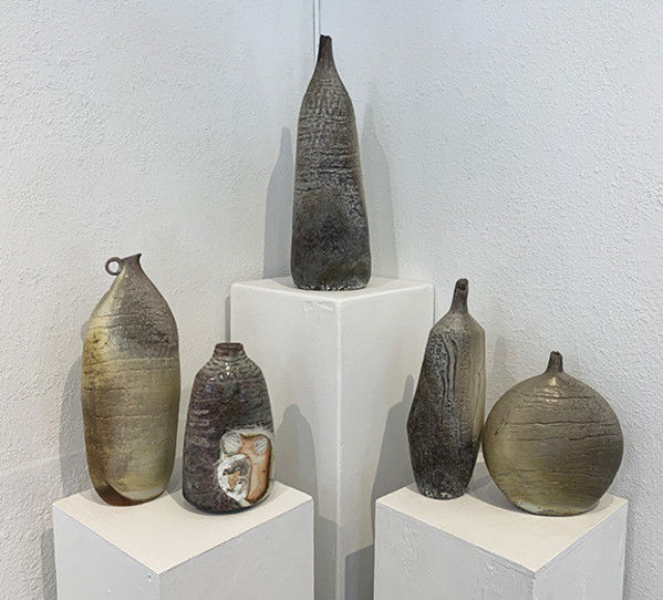 Vases, collection of 5 by Anna Vaughan