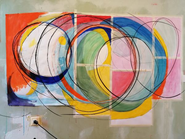 Wall Composition Nr. 5 by Alejandra Jean-Mairet