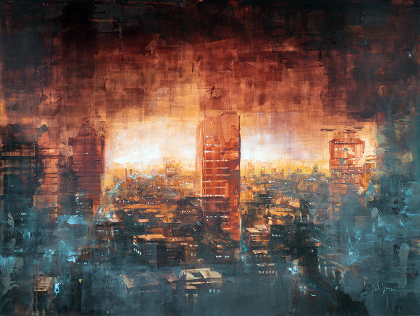 Berlin sunrise IV by Martin Köster