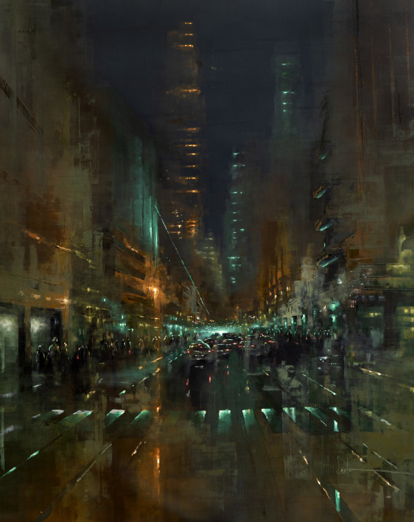 New York - midnight in the city IV by Martin Köster