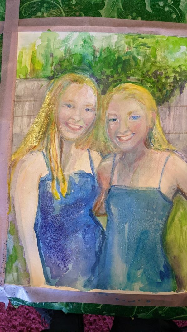 Elle and Jacquie Commission by Tina Rawson