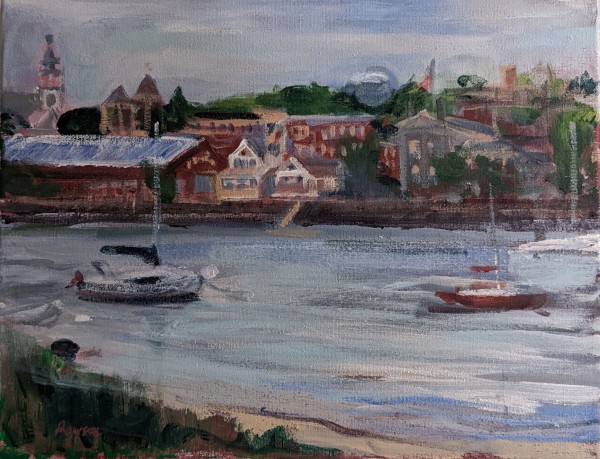 On the Banks of the Merrimac by Tina Rawson