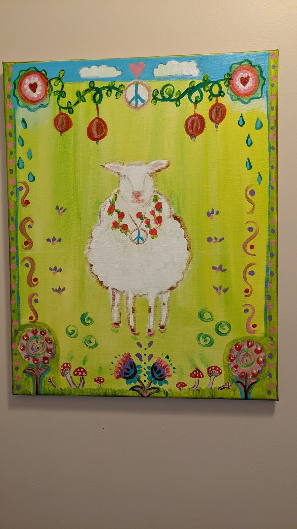 Peaceful Sheep by Tina Rawson