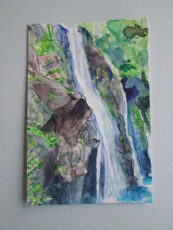 Maui Waterfall by Tina Rawson