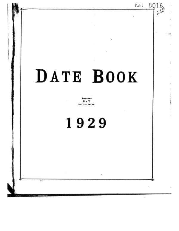 Dorr Bothwell's Samoan 1929 diary by Dorr Bothwell