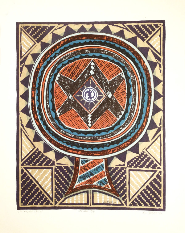 Mandala Series: Fetish, 2nd state  no. 15/15 by Dorr Bothwell