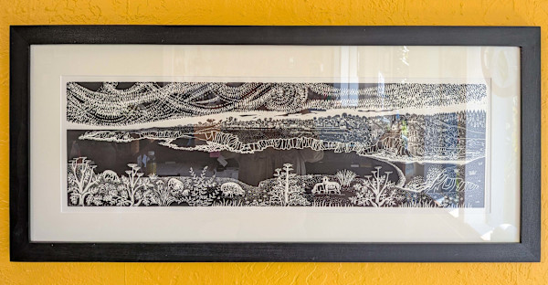 View from Hwy 1   (framed vintage reproduction) by Emmy Lou Packard, Image 6.