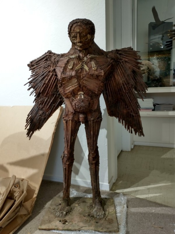 Warrior of the Earth (also referred to as "Icarus") by Maxine Kim  Stussy