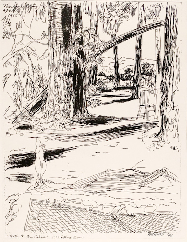 Path to Cabin, 1000 Palms Oasis by Dorr Bothwell