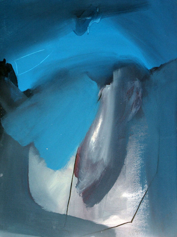 Untitled (Blue, Gray, Black) by Judith Hale