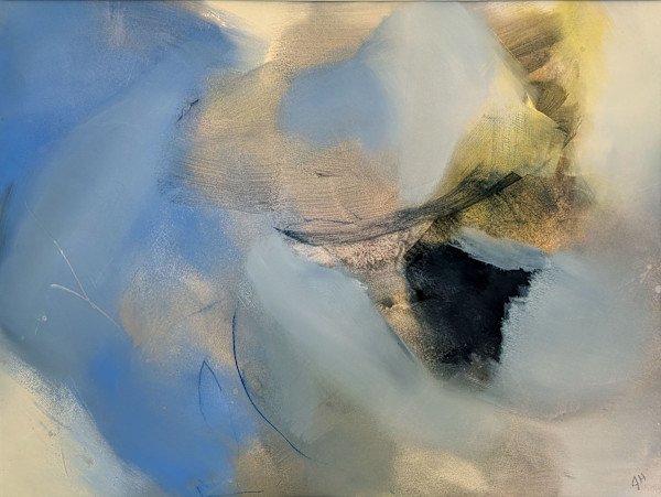 Untitled (Blue, Yellow, Gray) by Judith Hale, Image 1.