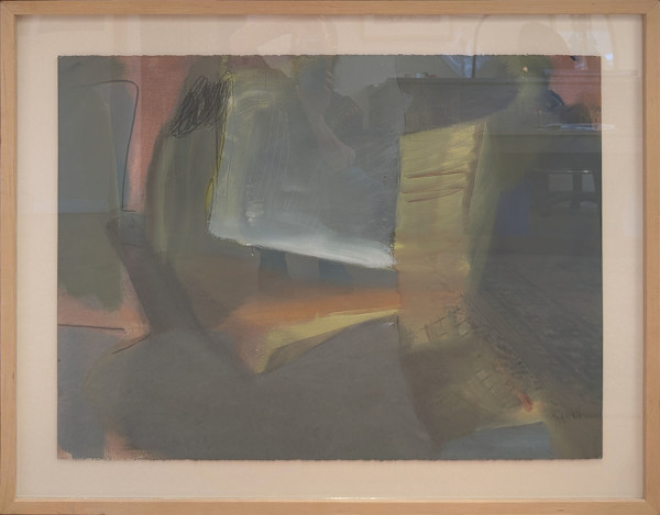 Untitled (Blue, Yellow, Gray) by Judith Hale, Image 1.