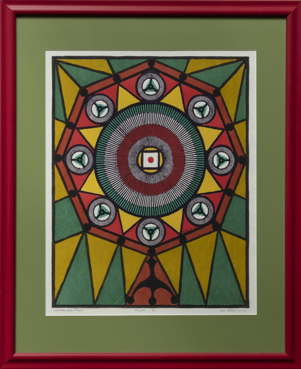 Mandala Series: Target, 2nd state    no. 10/21 by Dorr Bothwell